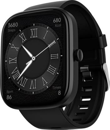 boAt Ultima Prism with 1.96" AMOLED Display,BT Calling,boAt Coins & Watch Face Studio Smartwatch  (Black Strap, Free Size)