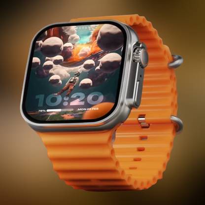 KadWaniya T800 Ultra Smart Watch With Wireless Charging Smartwatch