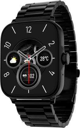 PA Maxima Max Pro Radiance 1.83"Ultra HD Display BT Calling, AI Voice Assistant,Metallic Smartwatch