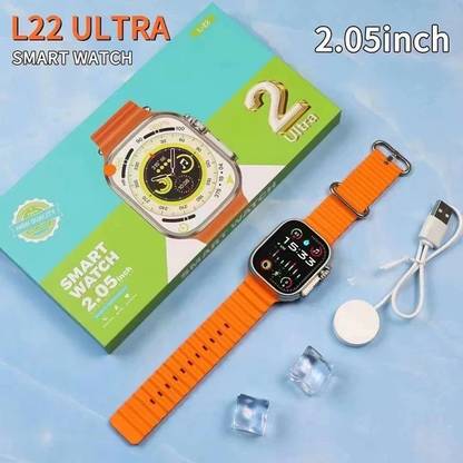 Style Panda Latest L22 Ultra 2, Big Dial, HD Display, Sports Modes, BT Calling Smartwatch