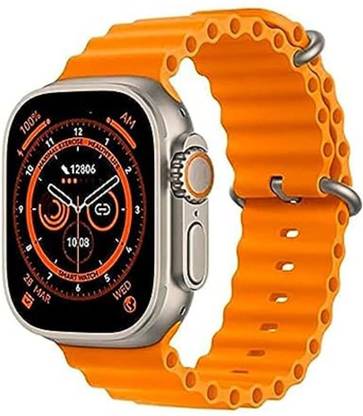 SBE Watch S8 Ultra Latest Bluetooth Calling Series 8 smart watch t-800 (orange) Smartwatch