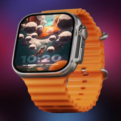 KadWaniya T800 Ultra Smart Watch With Wireless Charging Smartwatch