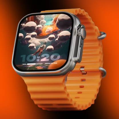 KadWaniya T800 Ultra Smart Watch With Wireless Charging Smartwatch