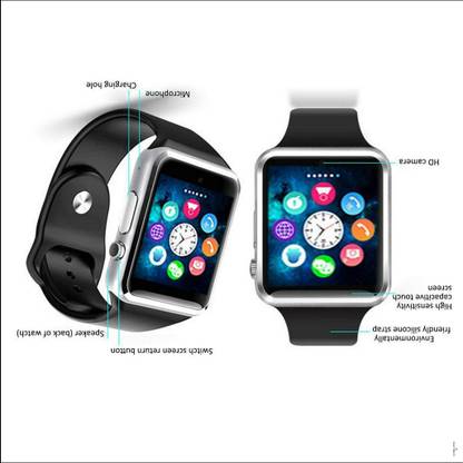 Shop New A1 Smart Watch - Support Bluetooth / Voice Calling / SIM / Memory Card / Camera Smartwatch