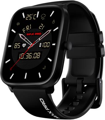 PA Maxima Max Pro Shougun with 1.85" Pure HD Display 550 Nits, 100+ Sports Mode, HR& SpO2 Smartwatch