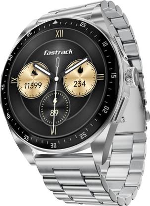 Fastrack Radiant FX1,36.3mm AMOLED Display,AOD,Working Crown,BT Calling,SOS Smartwatch