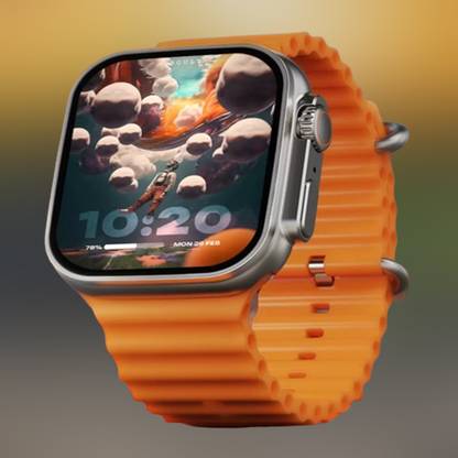 KadWaniya T800 Ultra Smart Watch With Wireless Charging Smartwatch