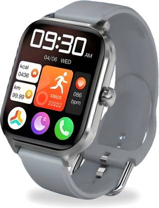 Melbon LAXA-FIT 2.01 AMOLED Display, Smart Health Monitoring, Fitness, 100+ Sports Mode Smartwatch