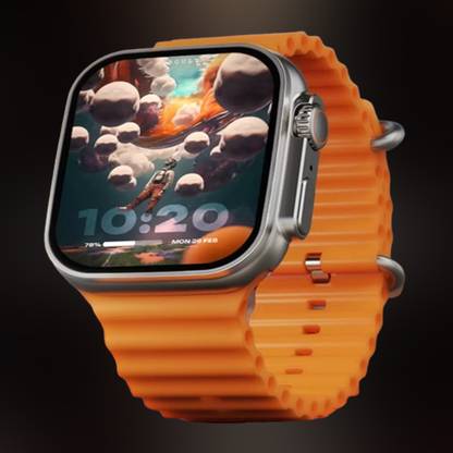 KadWaniya T800 Ultra Smart Watch With Wireless Charging Smartwatch