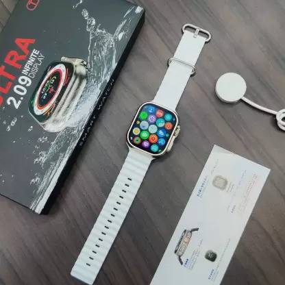 zxy T900 Ultra Smart Watch with 2.09 Infinity Display (Grey Smartwatch