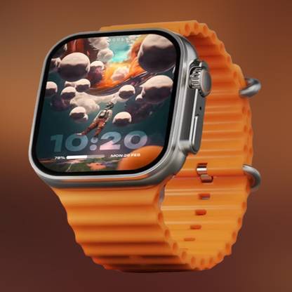 KadWaniya T800 Ultra Smart Watch With Wireless Charging Smartwatch
