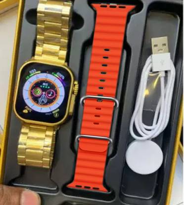 SIACART S9 Ultra 24K Golden Edition Bracelet Strap SmartWatch BT Calling S32 Smartwatch