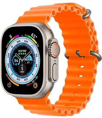 lakshya enterprises S8 Ultra 1.93 Infinite Display Latest BT Calling Charging watch Unisex (Orange) Smartwatch