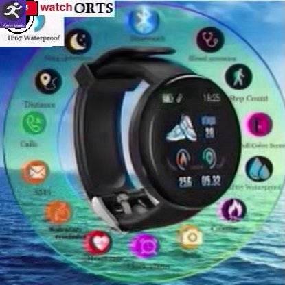 Tinera AR1430 PRO HERAT RATE STEP COUNT SMART WATCHBLACK(PACK OF 1) Smartwatch