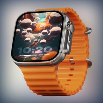 KadWaniya T800 Ultra Smart Watch With Wireless Charging Smartwatch