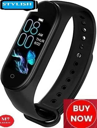 Bydye B1870(M7) MAX HEART RATE STEP COUNT SMART WATCH BLACK ( PACK OF 1) Smartwatch