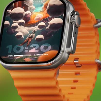 KadWaniya T800 Ultra Smart Watch With Wireless Charging Smartwatch