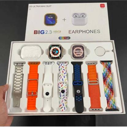 PANKAJ ENTERPRISES I20 ULTRA MAX BEST 10 IN 1 SMARTWATCH TRENDING WATCH EITH MANY UNIQUE FEATURES Smartwatch