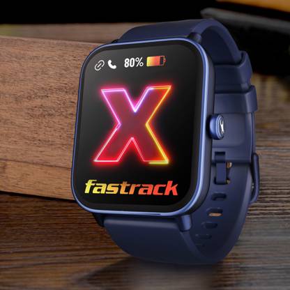Fastrack X-1.83'|Blazing Fast UI|Single Sync BT Calling|Calculator|In-built games Smartwatch
