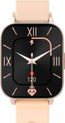 Minix Voice 1.69 inch calling watch and With All Notifications &IP68 Rating (Gold) Smartwatch