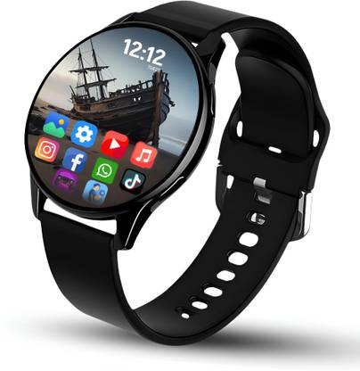 GameSir Active 2 Round Stay Connected with YouTube, Facebook, and Insta Notifications Smartwatch