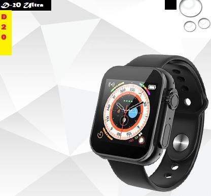 Bymaya W316_D20 ULTRA FITNESS TRACKER SMARTWATCH BLACK (PACK OF 1) Smartwatch
