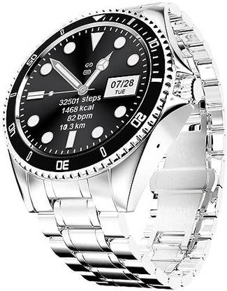 fire boltt QUANTUM Stainless Steel 1.28" TWS, Bluetooth Calling Smartwatch