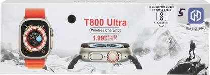 RISHI GLOBAL ENTERPRIS T800 Ultra ,Series 8, Heart rate, 320x380 Pixel, Bluetooth Calling Smartwatch Smartwatch
