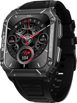 boAt Force 2 with 1.96" HD Display, BT Calling, 100+ Sports Modes Smartwatch