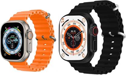 VEKIN Combo T800 Ultra Biggest Display Smart Watch with Bt Calling Wireless Charge Smartwatch