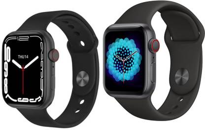HiWatch I7 Pro Max Series 7 (Pack of 2) For Men & Women, Bluetooth Call, Fitness Tracker Smartwatch