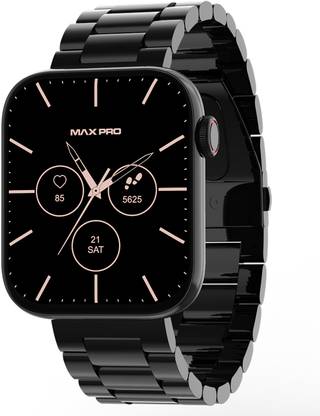 PA Maxima l 1.9"Ultra HD Curved Display 600 Nits, BT Calling, Premium Metallic Smartwatch