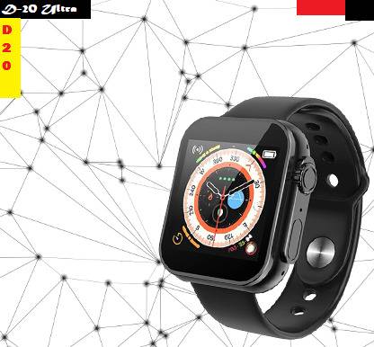 Bymaya W185_D20 ULTRA CALORIES COUNT SMARTWATCH BLACK (PACK OF 1) Smartwatch