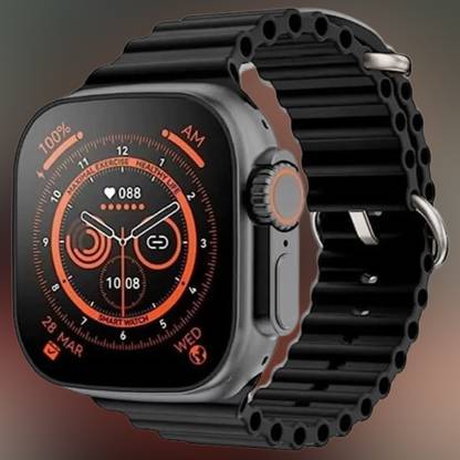 KadWaniya T800 Ultra Smart Watch With Wireless Charging Smartwatch