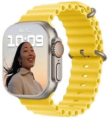 Pepkoala Watch8 Ultra Full HD Heart & SpO2 Monitoring,14 Sports Modes,Sleep Monitor Smartwatch
