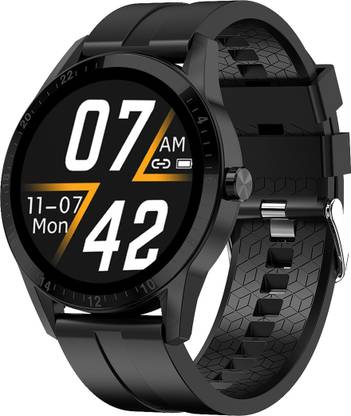 Fire-Boltt Talk 1.28″Bluetooth Calling with SpO2, Metal Body & Luxury Design Smartwatch  (Black Strap, 46) at Rs. 1399