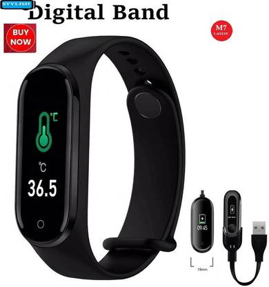 Yuvkarn B1017(M7) PLUS FITNESS TRACKER SLEEP TRACKER SMART WATCH BLACK ( PACK OF 1)
