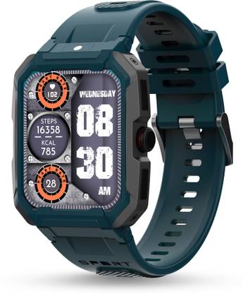Pebble Dare 1.99"HD Display, BT Calling,520 mAh Battery, Water Resistant,Rugged Design Smartwatch