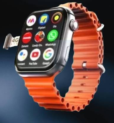 Booms Bass T800 Ultra with WiFi GPS Sim Card 4G W27 Smartwatch