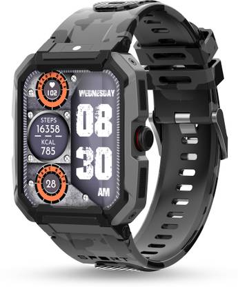 Pebble Dare 1.99"HD Display, BT Calling,520 mAh Battery, Water Resistant,Rugged Design Smartwatch