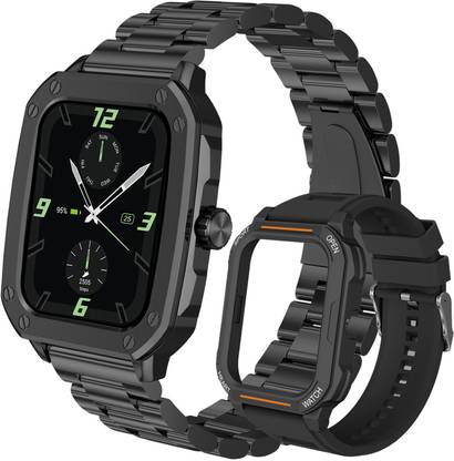 PA Maxima Max Pro Flash+ 1.91"UltraHD Display,Interchangeable Case,BT Calling,Active Crown Smartwatch