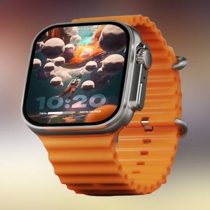 KadWaniya T800 Ultra Smart Watch With Wireless Charging Smartwatch