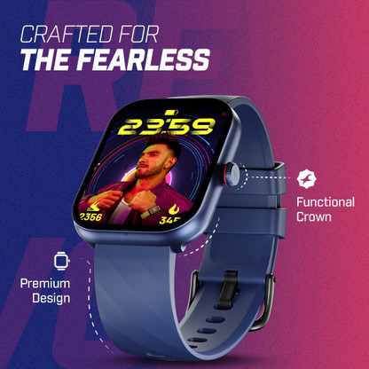 Fastrack Revoltt FS2 1.91 Super HD Display(320x385) with Functional Crown & BT Calling Smartwatch