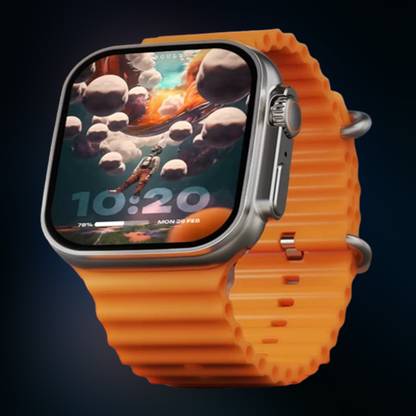 KadWaniya T800 Ultra Smart Watch With Wireless Charging Smartwatch