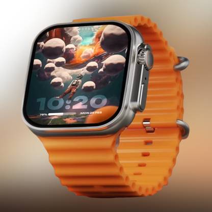 KadWaniya T800 Ultra Smart Watch With Wireless Charging Smartwatch