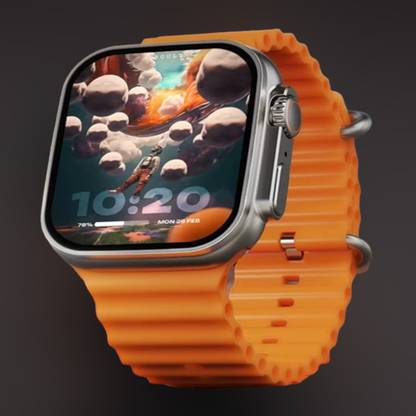 KadWaniya T800 Ultra Smart Watch With Wireless Charging Smartwatch
