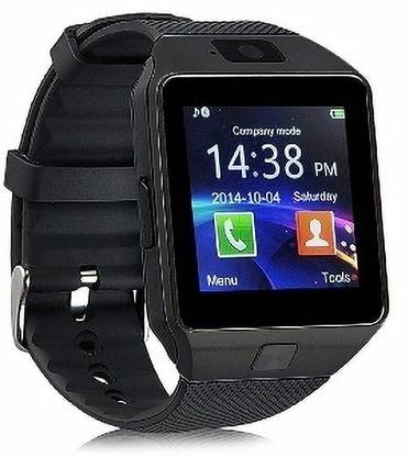 Khushi Traders DZ09 smart watch black color for unisex with calling function Smartwatch