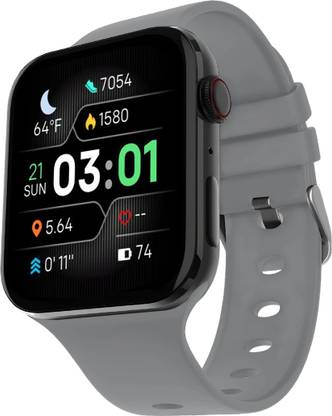 PunnkFunnk T-STORM 1.99" AMOLED Display BT Calling, Social Notification, Fitness, Health Smartwatch