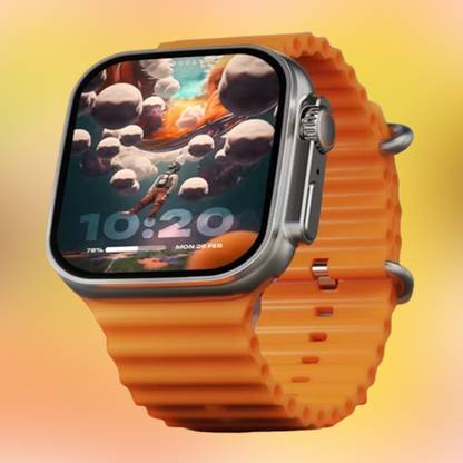 KadWaniya T800 Ultra Smart Watch With Wireless Charging Smartwatch
