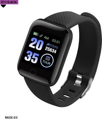 Bashaam DS1251 ID116_ PLUS MULTI FACES BLUETOOTH SMARTWATCH BLACK(PACK OF 1) Smartwatch